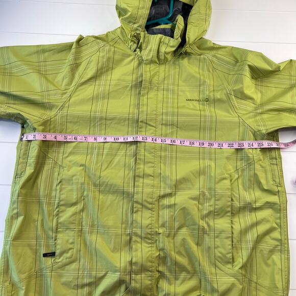 Merrell opti-shell Rain Jacket Windbreaker Lime Green men’s size XXL - Picture 5 of 10